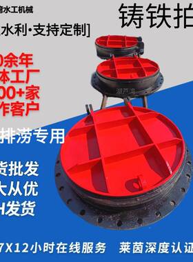 现货铸铁闸门侧翻对开式拍门站制钢泵不锈钢IZX璃钢闸阀玻水利工