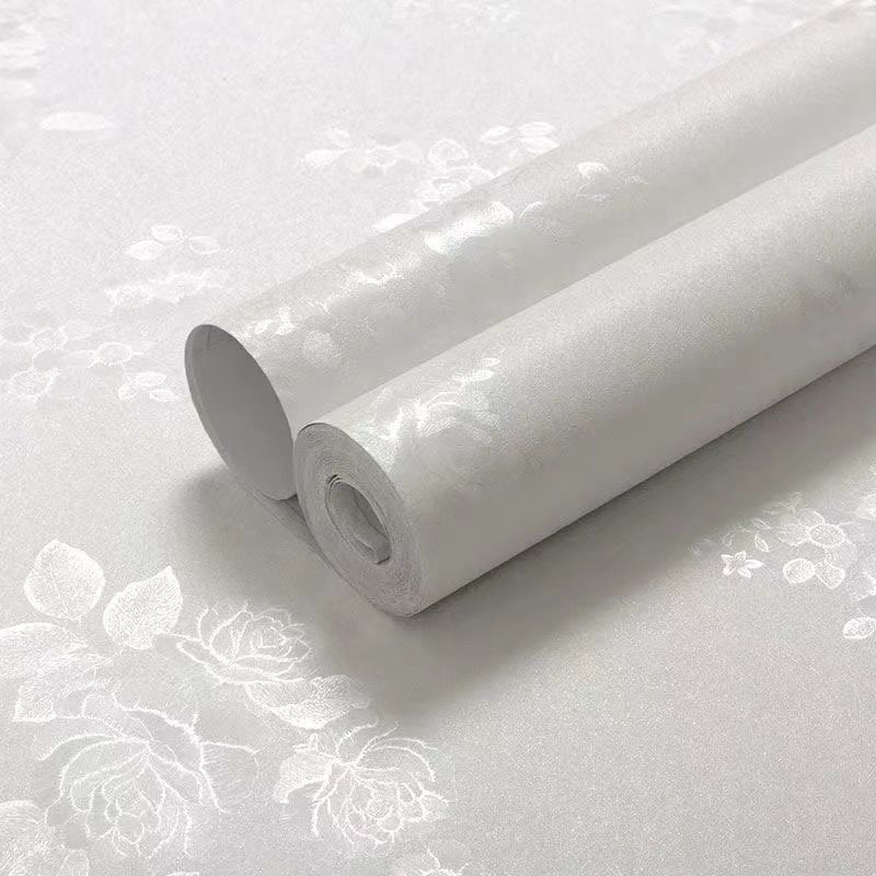 新款铝箔一米宽100米PVC自粘墙纸卧室墙壁纸房间客厅书房家用墙面
