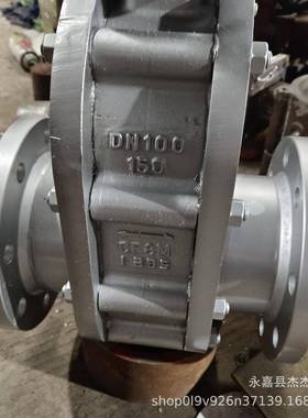 气动不锈钢304陶瓷双33268板阀Z644灰TC-10P陶瓷平行闸双板闸闸阀