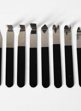 陶艺工具修刀坯FXF工陶手坯泥制作不锈钢泥塑刀黑色胶柄护手利刀