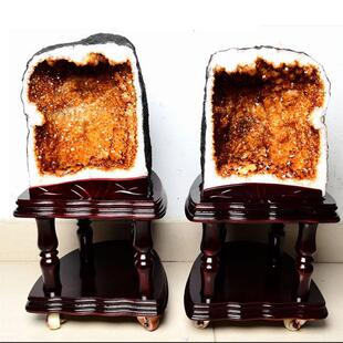 紫晶洞 黄晶洞 玛瑙洞 钱袋子水晶簇 紫水晶洞消磁水晶簇摆件