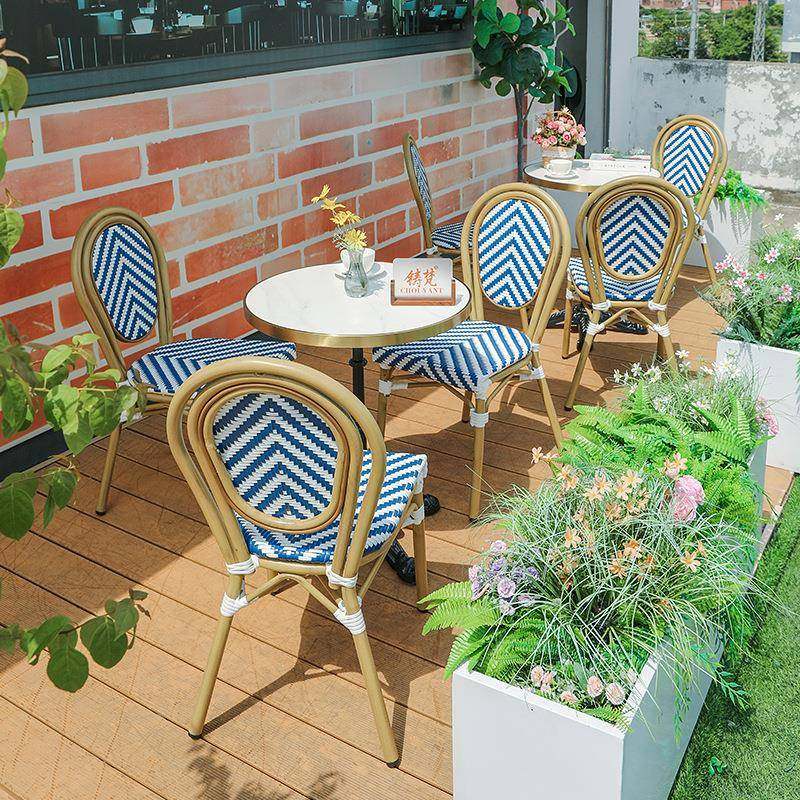 户外桌椅法式编藤桌椅餐厅啡002厅编椅庭院茶几藤别墅花园休咖闲,商业/办公家具,商用藤编家具,淘宝优惠券,粉丝福利购,淘宝优惠卷