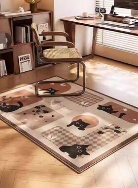 中古地客厅MRQ202款5新轻奢高卧级毯感免洗可擦防水室床边毯家用