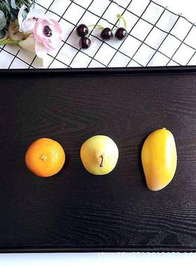 一发件羊代超大60c酒m黑色长方实木茶具茶盘店烤全端盘托FMM盘果