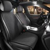 汽用车垫四季 通科技布翻皮毛小坐蛮腰马鞍垫轻奢771透气座垫