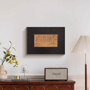 《歌德的祝福室》中古风客厅装边饰画法ALJZ2504复古餐柜摆画卧床