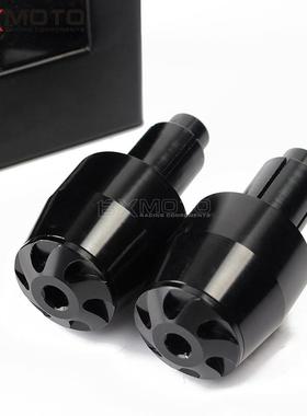 摩托车手堵头通用金鹰平富江4950龙地平线龙600改装cn把c黄衡塞