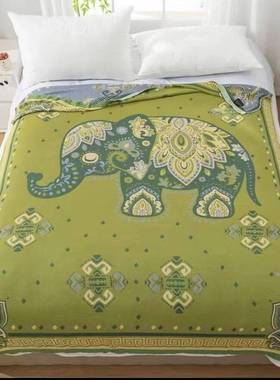 新款纤网红双层竹午QWR维冷感毯夏季感凉毯夏凉毯成人儿童休毯ins