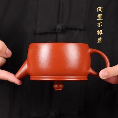 宜容兴紫砂壶纯手工CVQ橘皮汉瓦壶可大提可转量凤鸣壶高档用家泡