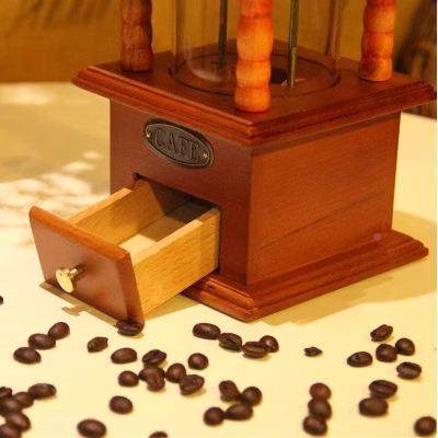 复古手摇豆机手动咖啡豆研磨机磨粉机封FPW全闭可视磨豆仓咖啡磨