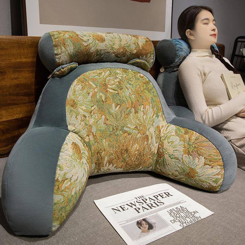 床头软包大靠背床垫上儿看童床枕靠书护腰靠gmlyhfkd沙发抱枕宿舍