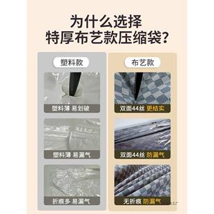 布抽真空压缩收衣袋纳袋服被子衣LVX物牛津布加厚棉被艺耐用装