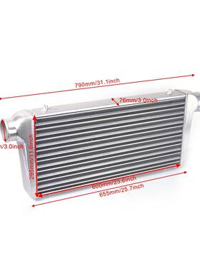 汽车铝制式中RY-ZL005冷散热器60x0300管76mm通用涡轮增压改装进