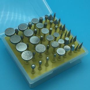 JX50PSC电镀金刚石打磨头针磨50/盒玉石雕刻磨头合金磨头支磨头