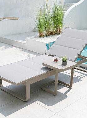 游泳池花躺椅外庭院园床舒适躺藤编沙发懒人休闲T6312露天折叠户