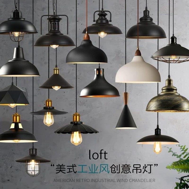 美式复古221工风灯餐厅酒吊吧服装店烧烤火灯锅店铺商业用单头怀