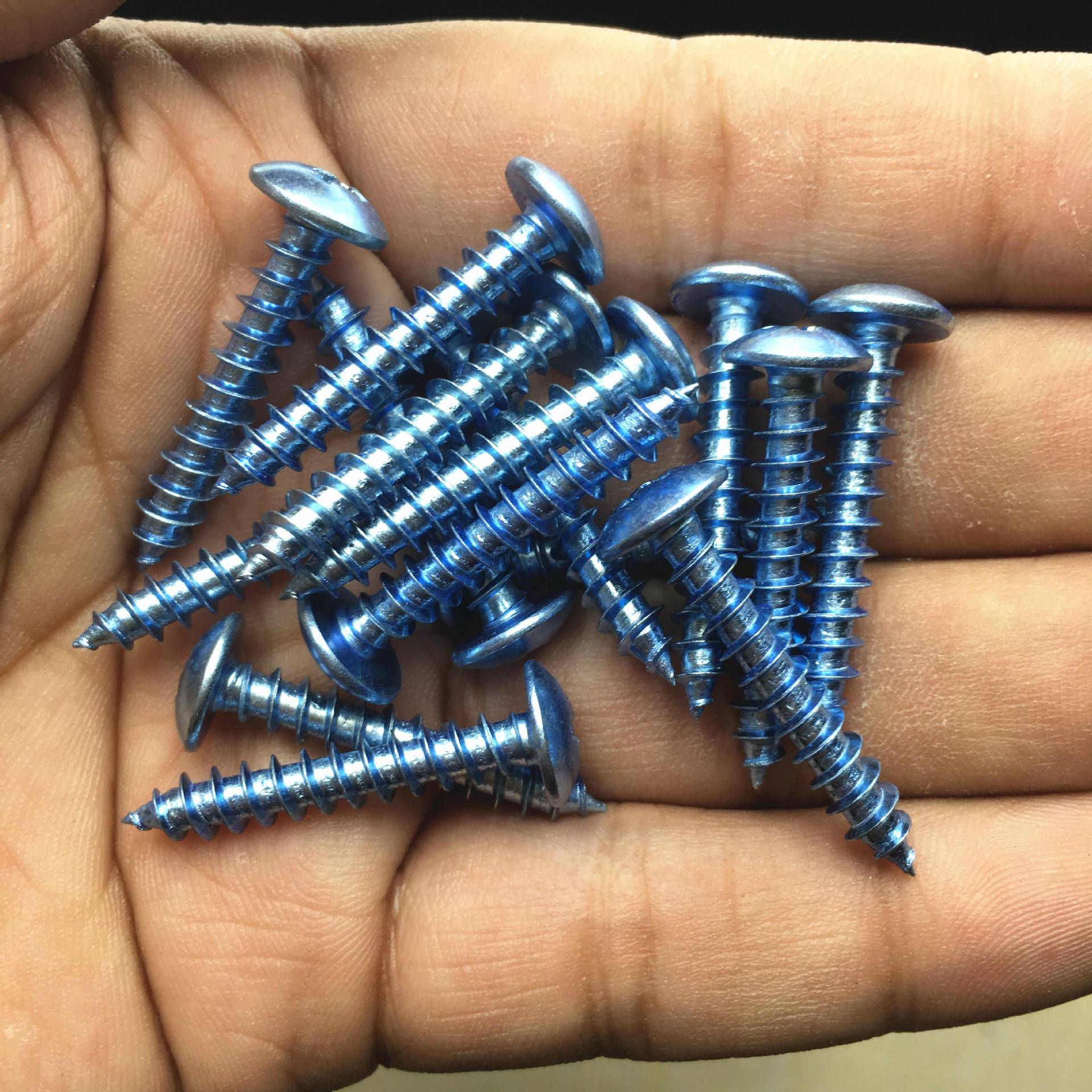 自大量高度大扁强头自螺丝十字扁攻圆143头攻钉加硬木螺钉