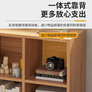 格子柜落地书架收纳柜物置组合柜柜自由儿童八格储物柜柜家用书柜