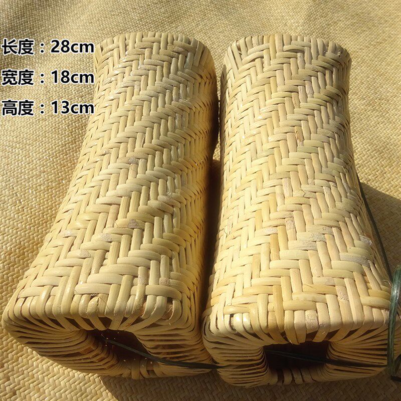 夏天凉席枕头原藤枕单人成人枕席夏季竹藤枕手工藤编老人凉枕真藤