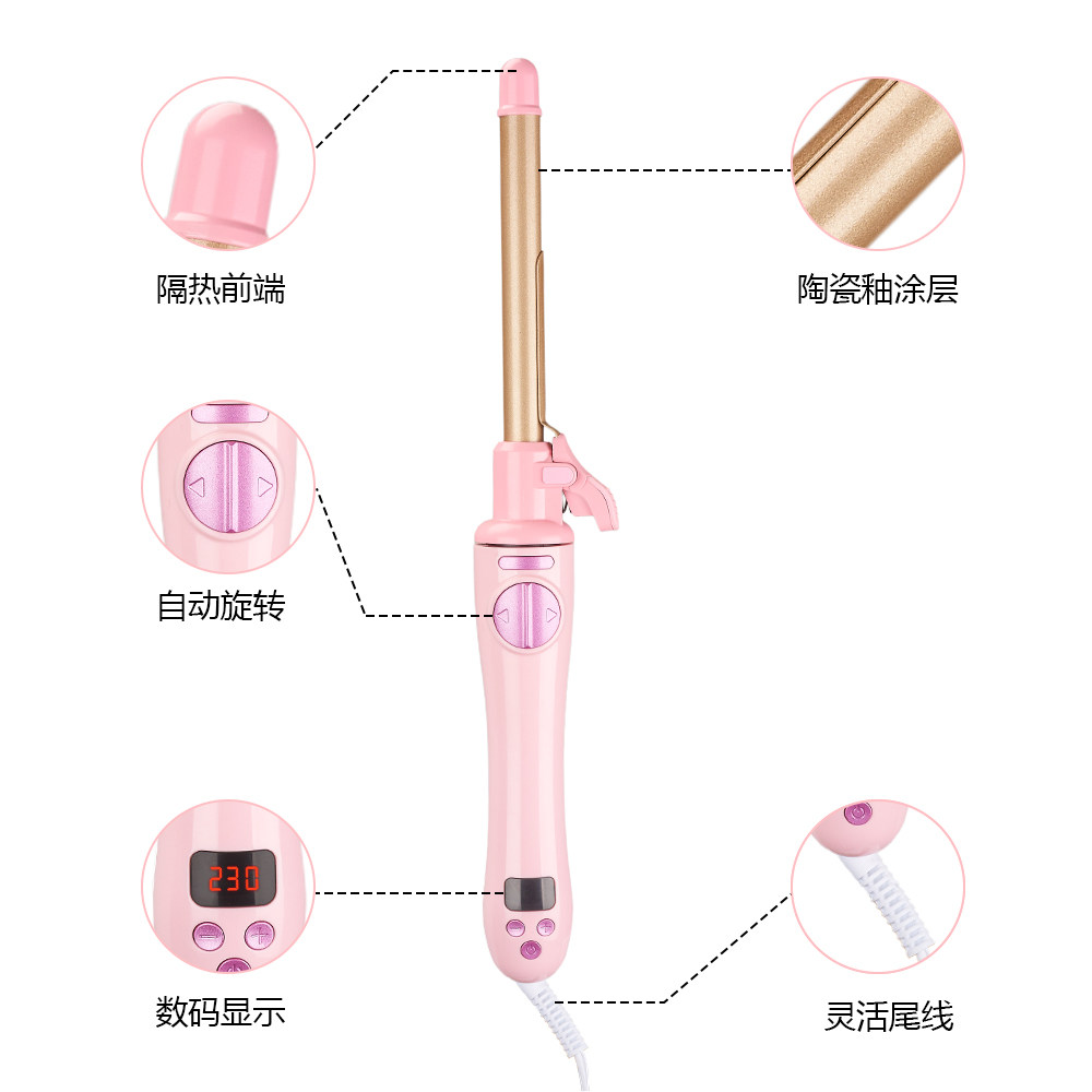 自动旋转卷发棒梨花烫小卷发器头伤卷发电动便捷花旅行蛋卷羊毛不