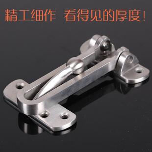 精铸SUS304不锈钢防盗扣房门门门栓酒店锁扣安全链搭扣木门反内扣