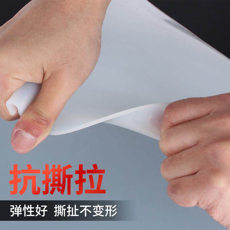 硅胶/板硅垫片耐高胶温硅橡方板胶/密封件1/1.52/3/4/5/6/8mm