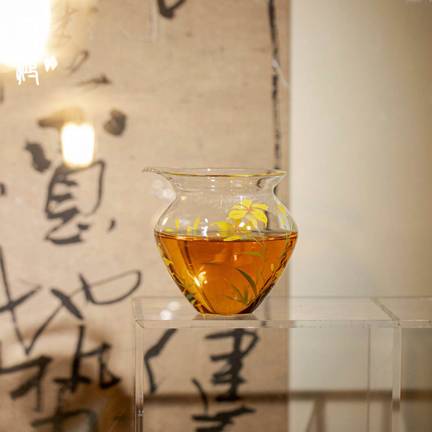 归金鸿20茶25新款女士特别YVJ好看的道杯玻璃流芳兰道公公杯分茶