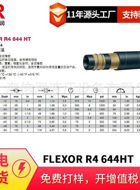 倍润阿法格玛ALFAGOMMA钢丝编织超柔耐高温FLEXOR R4 644HT