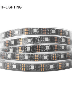 精品led全彩灯条WS2801 5050贴片双信号WS2801ic幻彩DC5V软灯带
