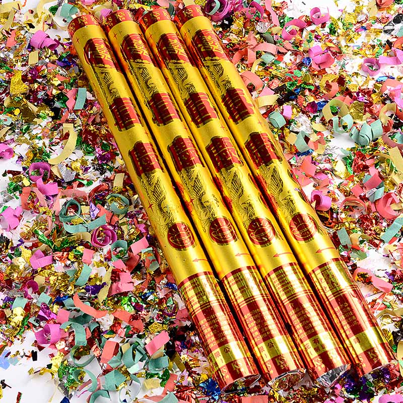 新款结婚用品礼宾花庆典派对旋转手持礼炮开业用品辉煌礼花