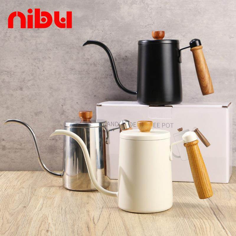 尼布 新款咖啡壶实木304不锈钢咖啡手冲壶滴漏式手冲咖啡壶600ML,鲜花速递/花卉仿真/绿植园艺,割草机/草坪机,淘宝优惠券,粉丝福利购,淘宝优惠卷