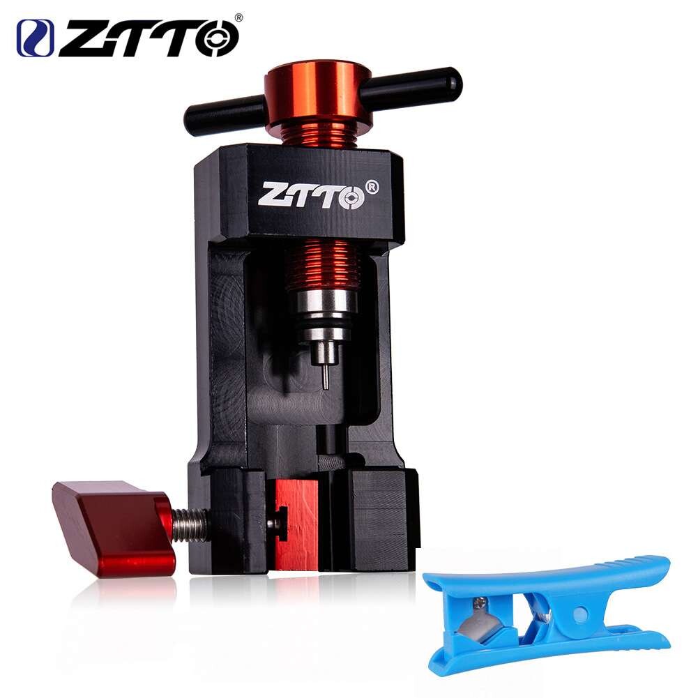 自行车油针压入工具 油刹顶入工具 五线体橄榄头油管截管安装工具