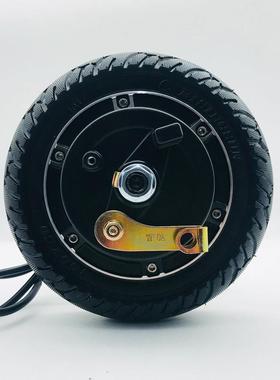 电自动车电机8寸实心胎鼓77534刹24v3机6v3车50w滑板小海豚行车电