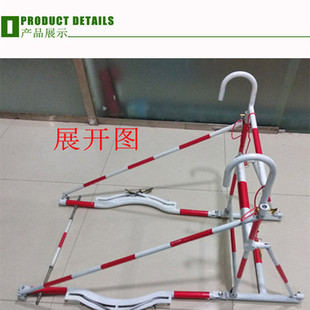 井口安全爬梯可调节电缆井隧道通讯入有限空间专用作业施工折叠