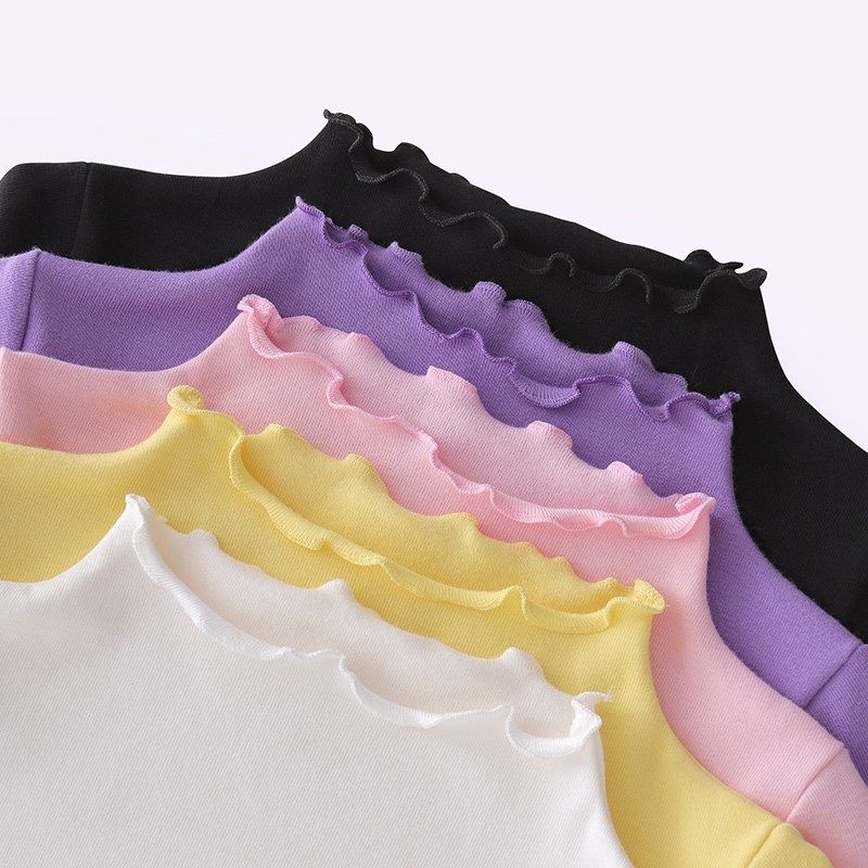 女童打底衫纯棉春秋款宝宝半高领秋衣大童薄款黑白色内搭儿童上衣,童装/婴儿装/亲子装,T恤,淘宝优惠券,粉丝福利购,淘宝优惠卷