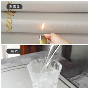 大理石风茶几桌布防油防水免洗防烫pvc轻奢高级感客厅餐桌台面垫