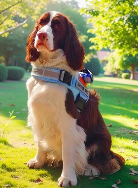 狗狗防爆冲胸背带牵引绳防挣脱金毛萨摩德牧拉布拉多大型犬外出衣