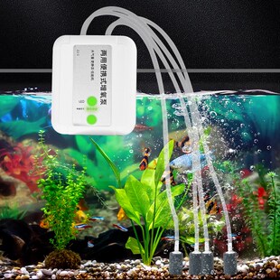 增氧泵家用全自动静音充电交直流两用增氧泵便携式氧气泵迷你型养