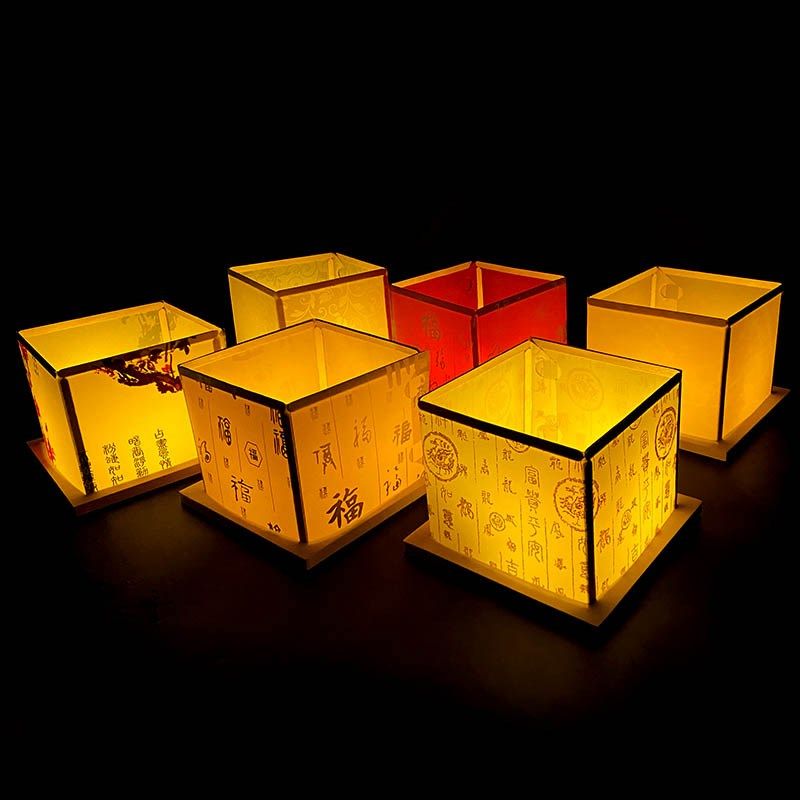 方形河灯船防水漂流水灯复古水上灯笼中秋春节花灯安全阻燃电子灯,节庆用品/礼品,荷花灯/河灯,淘宝优惠券,粉丝福利购,淘宝优惠卷