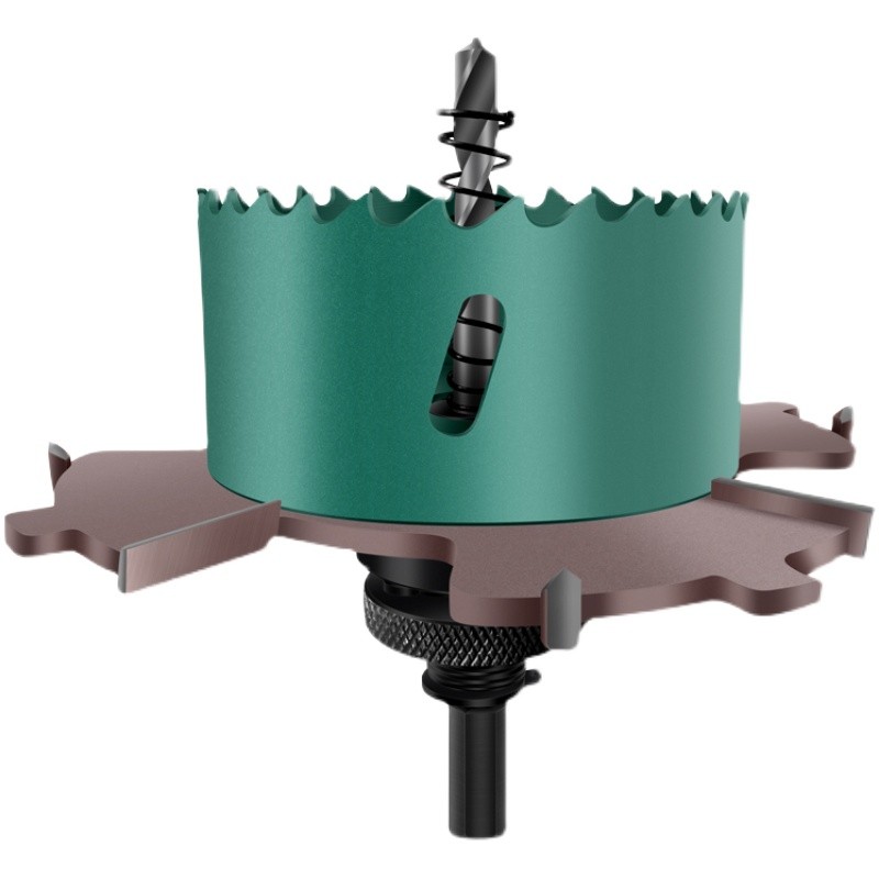 无边框射灯开孔器无边框筒灯开孔器沉台预埋件75边翼沉台开孔器