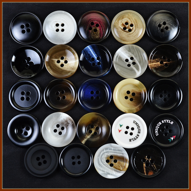 扣子呢大衣风衣纽扣百搭圆形毛衣开衫钮扣上衣女高档西装男裤子扣