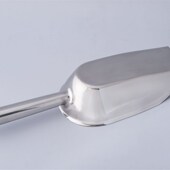 不锈钢冰铲米铲面铲奶茶店茶叶铲子物料铲一体成型加厚