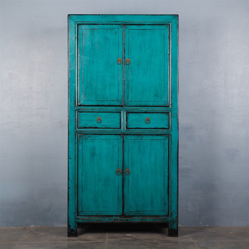 多色入新中式立柜客厅沙发边柜仿古实木柜子四门二屉鞋柜储物柜