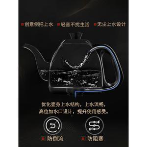 金灶FM-8手自【银色版动上茶水泡机茶台烧水柄保温一体电茶炉烧壶