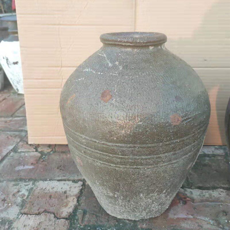 民俗老物件怀旧收藏农村摆件老罐子老酒罐子坛子影视道具装饰杂项
