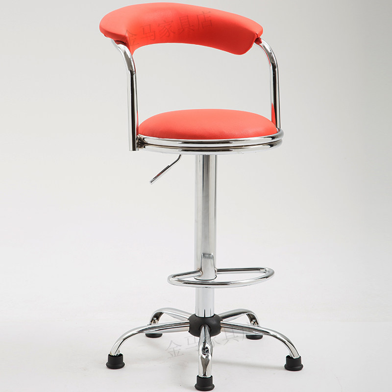 靠背吧台椅升降凳医院电脑防爆椅邮高脚滑轮化验椅办公椅椅包轱辘