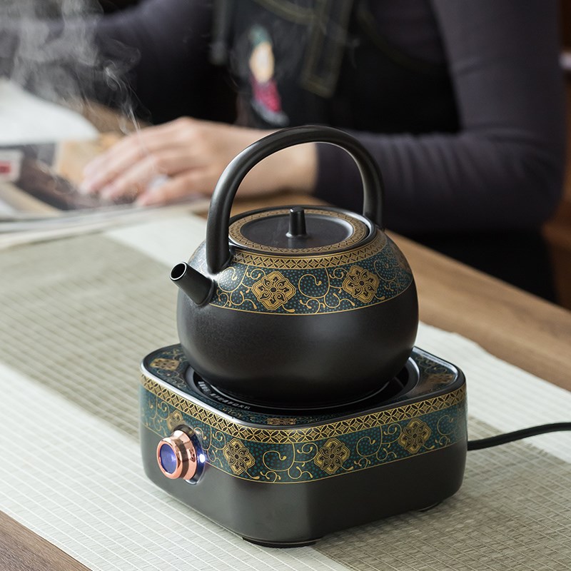毅煊玻璃煮茶壶 电陶炉煮茶器套装家用烧茶壶小型办公烧水壶