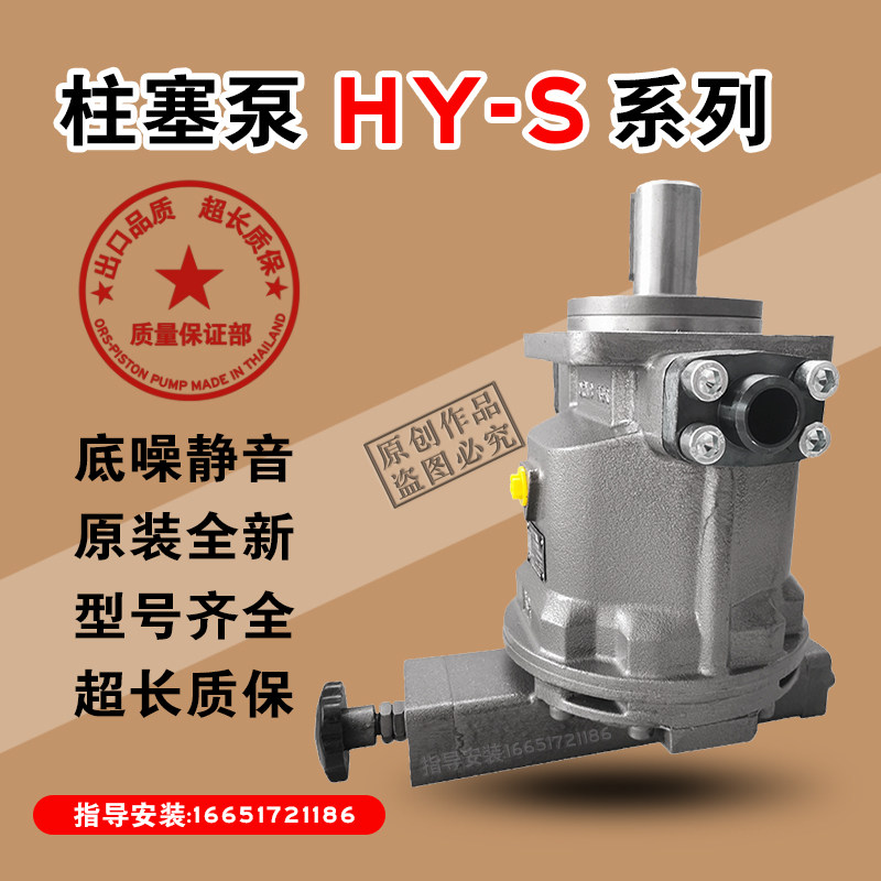 柱塞泵HY-S轴向柱塞泵液压站油泵HY1606-RP恒源柱塞泵 南通津达