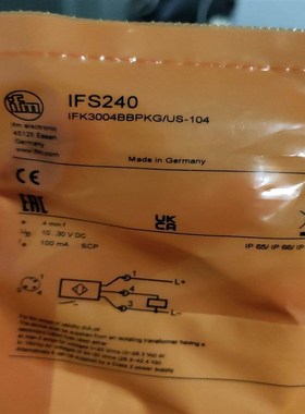 易福门ifmIFS240询价