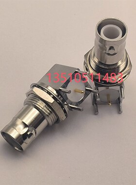 5KV BNC SHV母弯焊板射频高压同轴连接器SHV-KWEY SHV-JWEY高压头